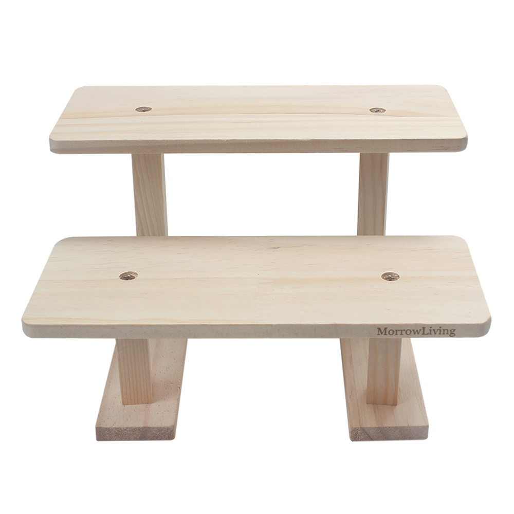 MorrowLiving Display stands Desktop ornament display stand, wooden plant stand, multifunctional use