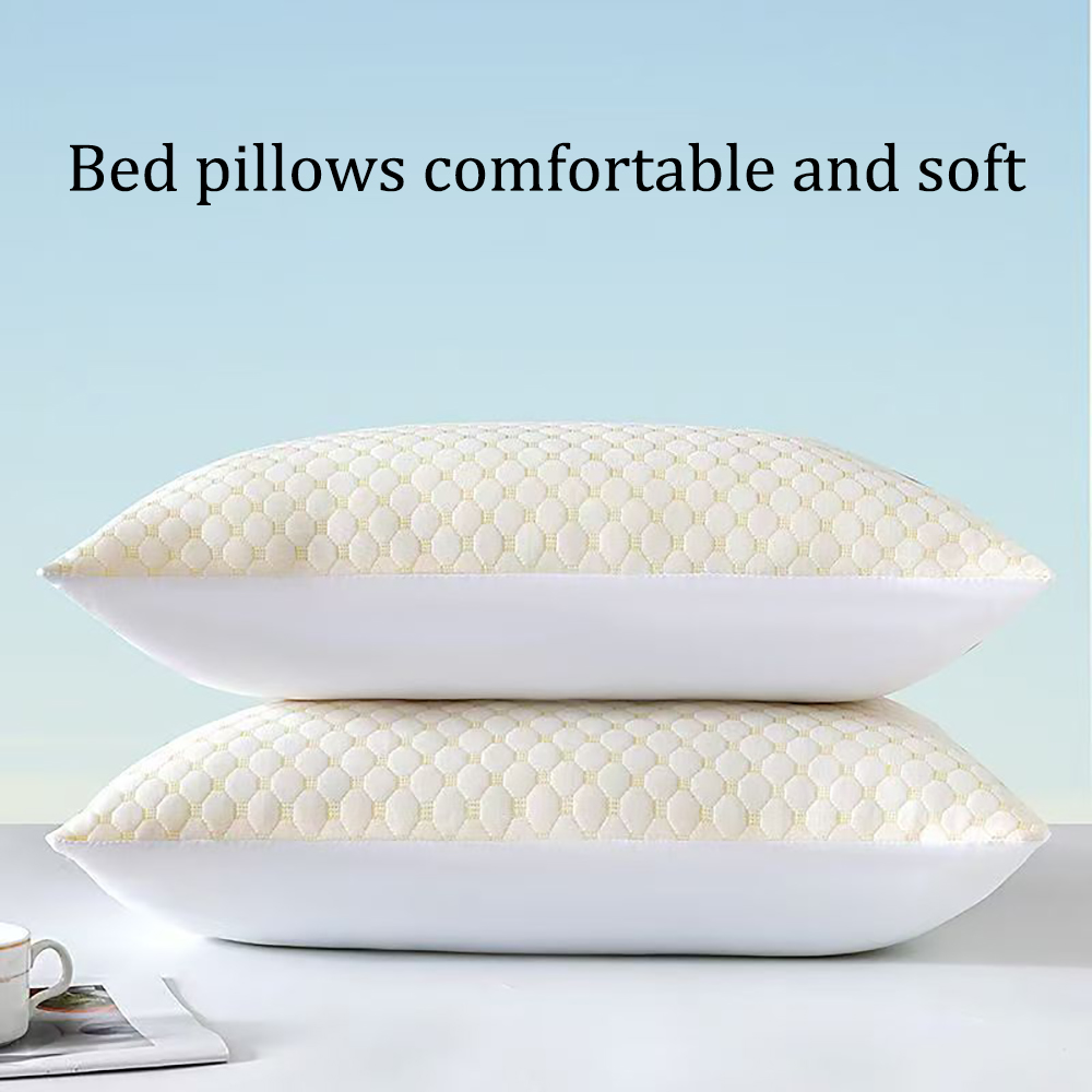 MorrowLiving Bed pillows Home Bedding 20x30 Inches, 2 Pack Pure Cotton Pillows Soft, High Resilience, Comfortable, Breathable