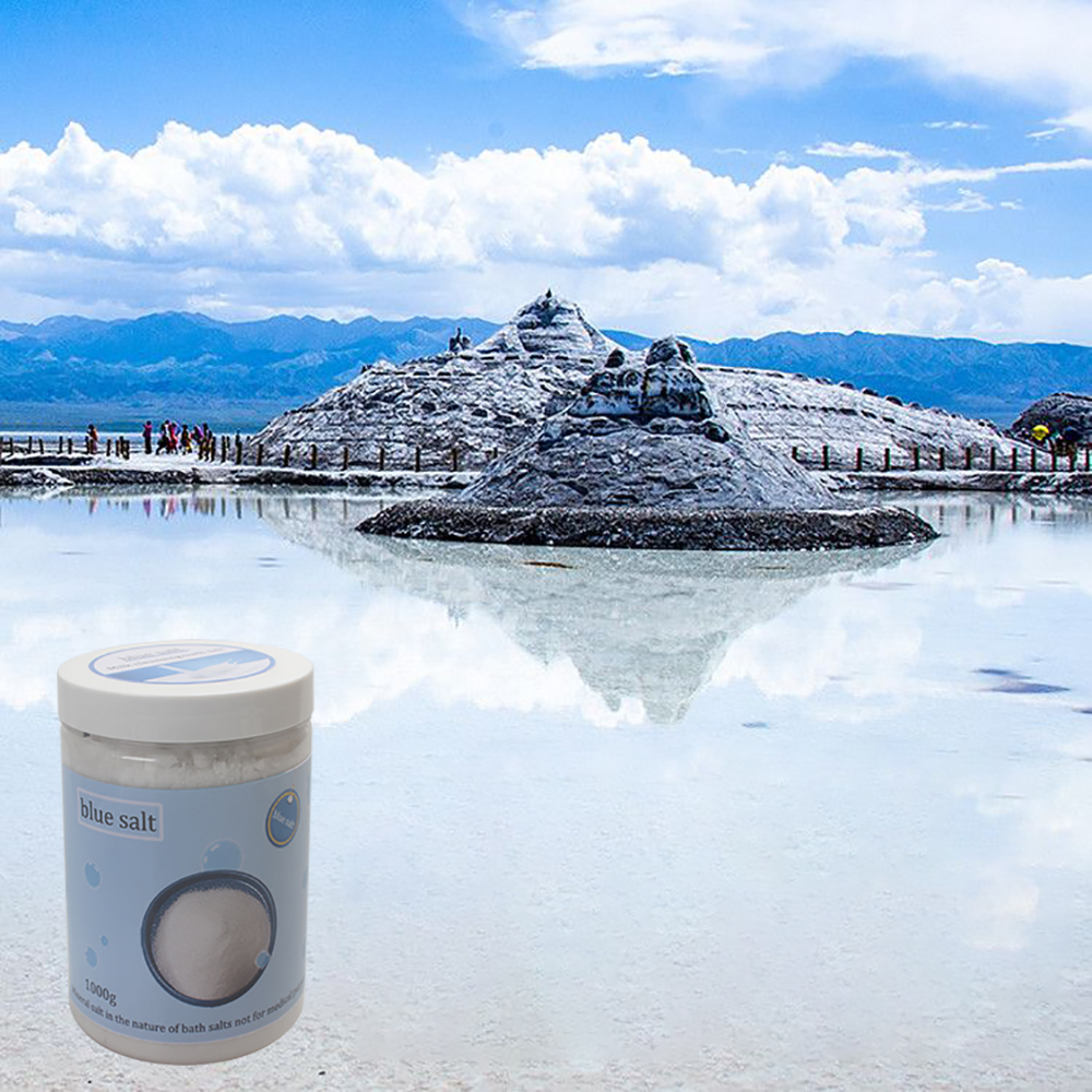 blue salt Mineral salt in the nature of bath salts not for medical purposes Bath salt exfoliates the whole body and leaves a long-lasting fragrance. Milk bath salt is suitable for both men and women