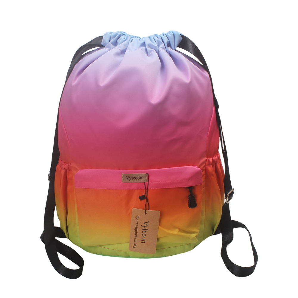 Vylceon Bags specially adapted for sports equipment Gradient colored backpack with adjustable shoulder straps and large capacity training backpack