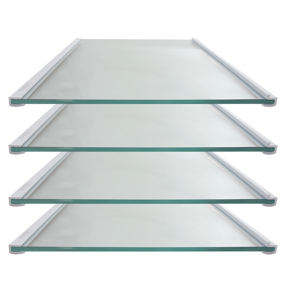 Lddees 3 Pcs Freezer Clear Tempered Glass Shelf Compatible with Whirlpool Refrigerator – Refrigerators and Freezers Replacement Parts for Optimal Food Storage & Organization(11.69" Wide x 9.88" Deep)