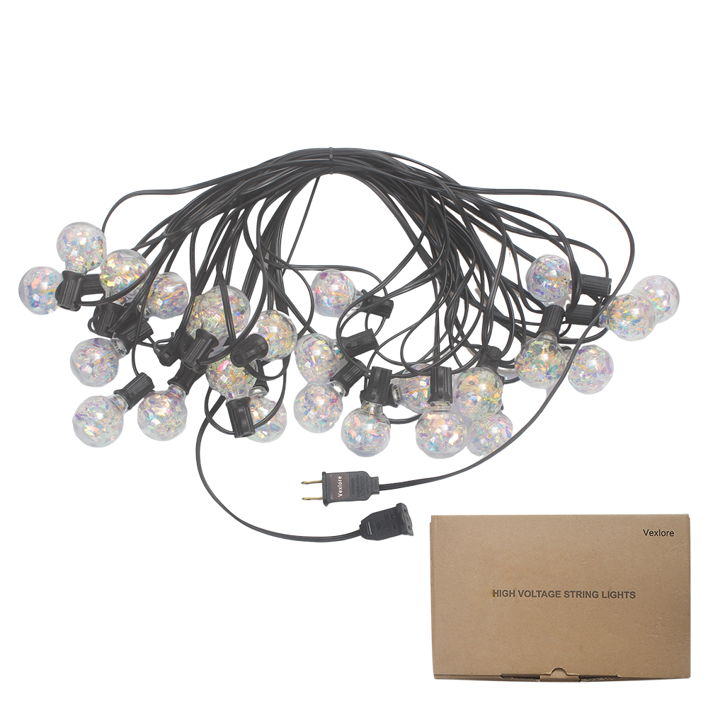 Vexlore Commercial Grade LED String Lights – Durable Sphere Lamps for Bistro, Cafe, and Backyard Ambiance