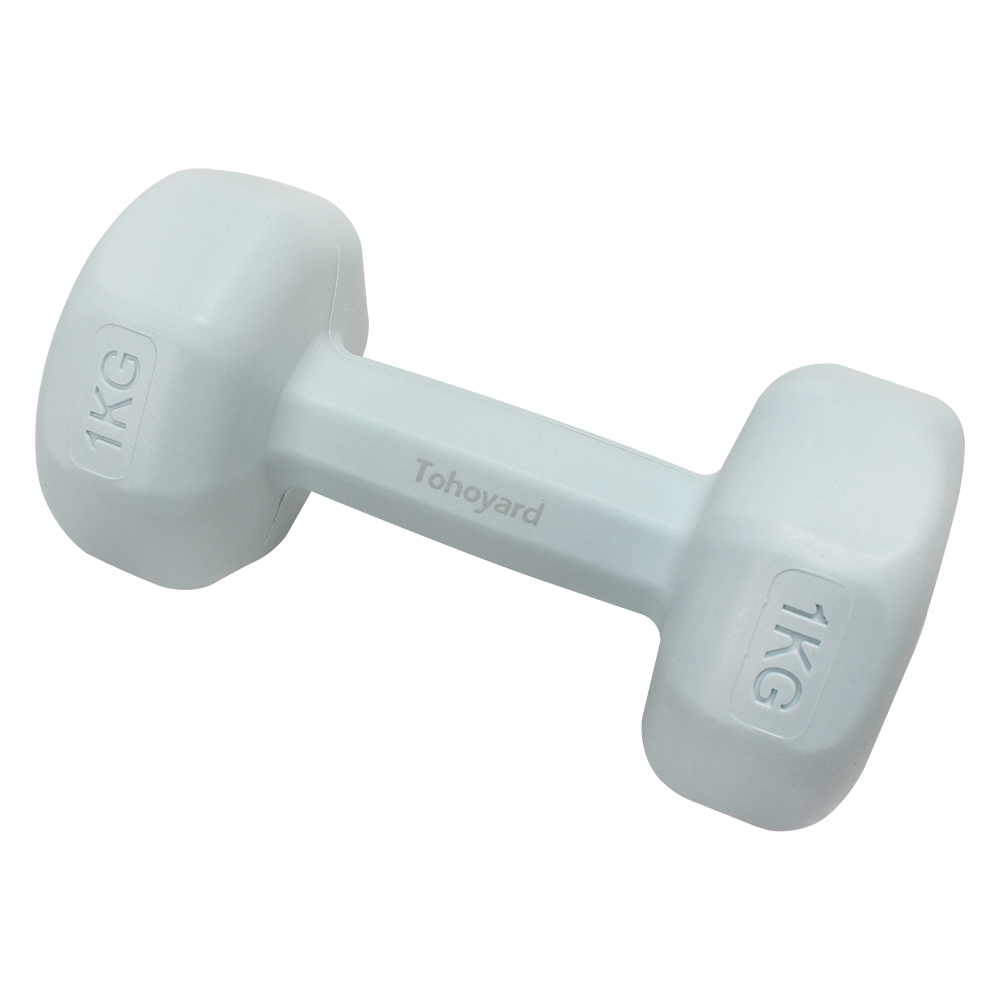 Tohoyard 1KG Dumbbell - Home Workout Weight Lifting, Body-building Apparatus for Women Toning & Men Muscle Building