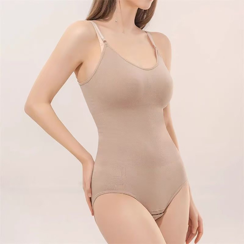 Beccis Comfortable Firm Control Compression Garment - Seamless Bodysuit for Waist & Thigh Sculpting