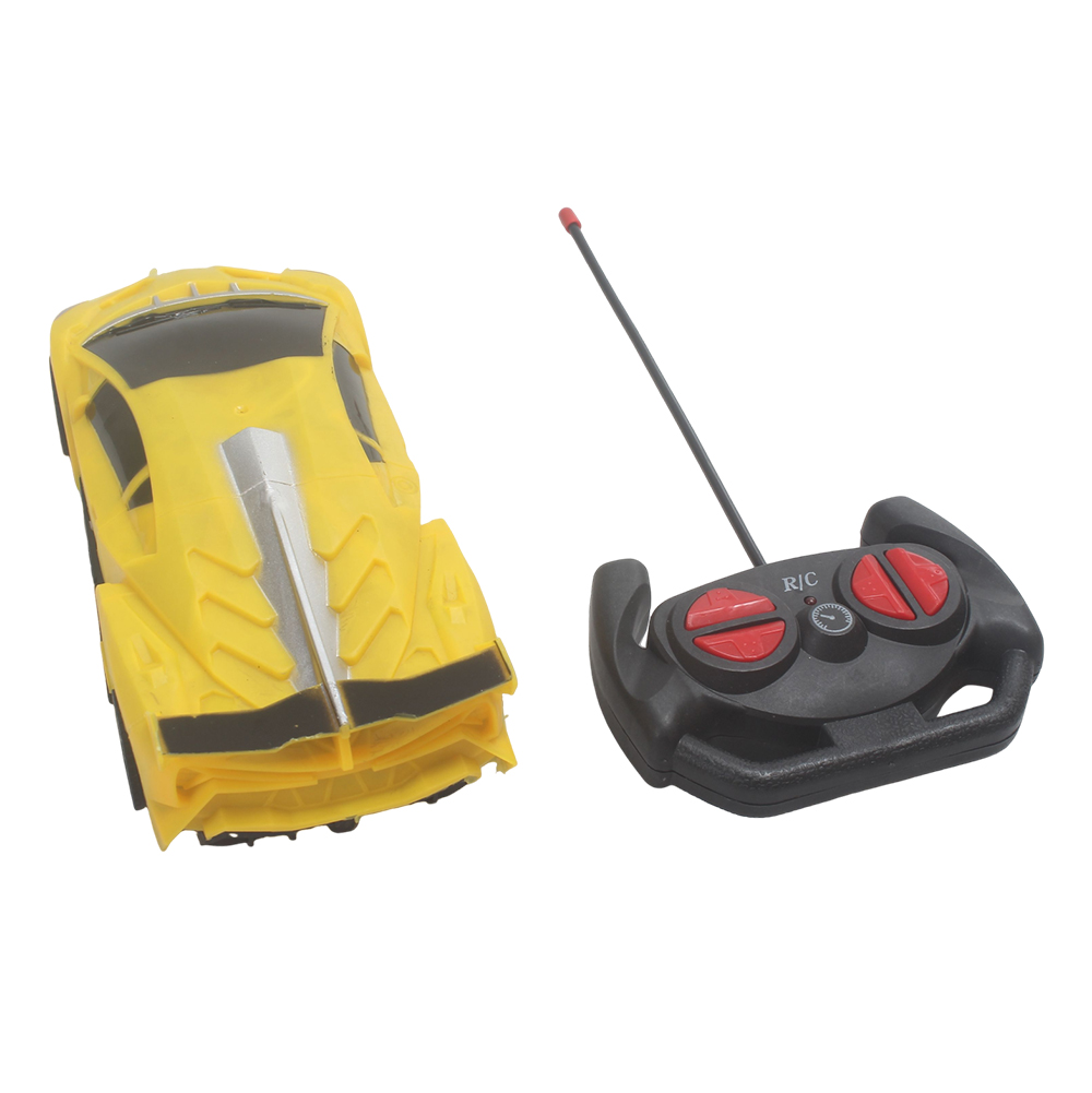 EversaleT Remote-controlled toy vehicles for Kids, Yellow Sports Racing RC Car with Controller – Perfect Indoor/Outdoor Fun Gift