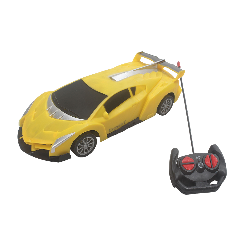 EversaleT Remote-controlled toy vehicles for Kids, Yellow Sports Racing RC Car with Controller – Perfect Indoor/Outdoor Fun Gift