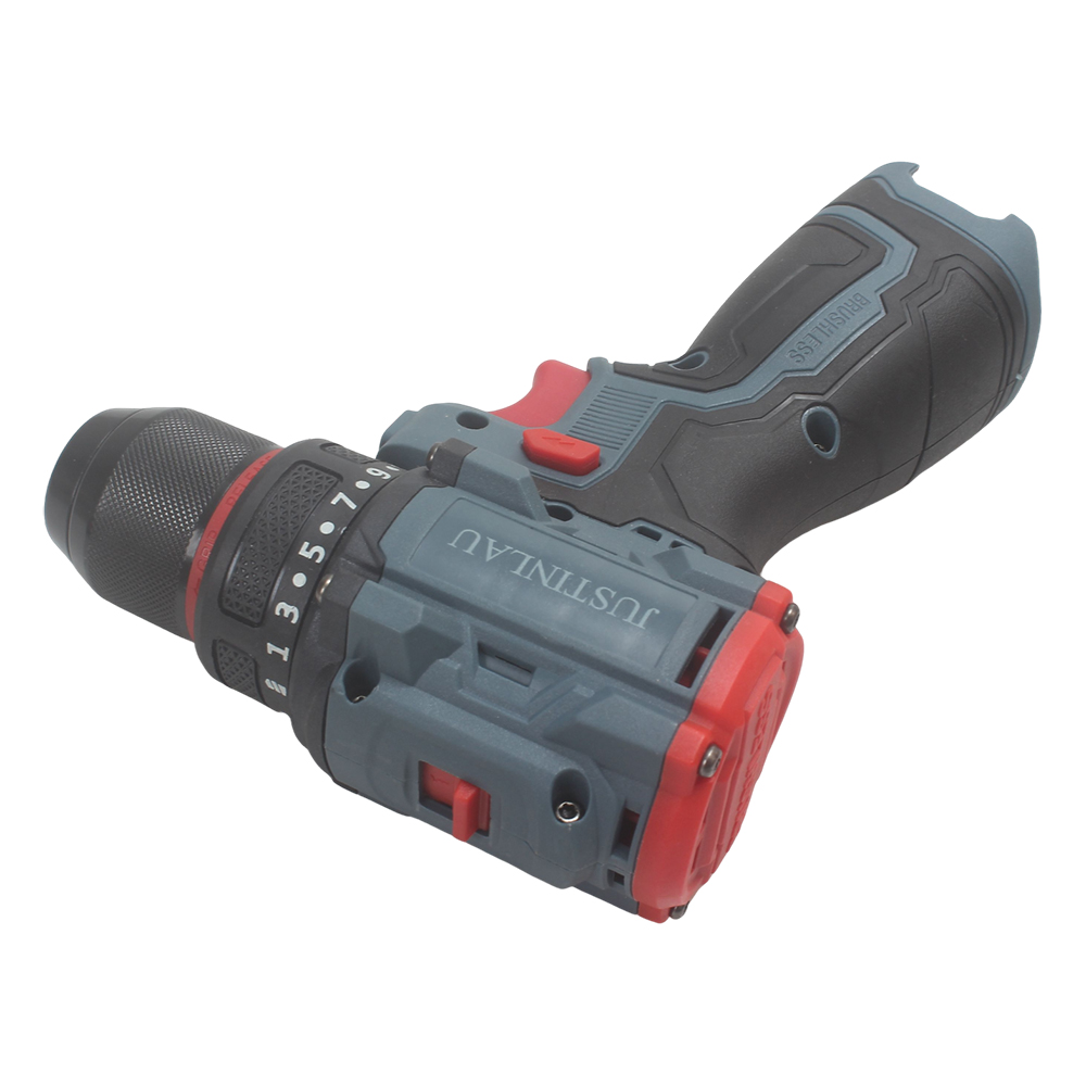 JUSTINLAU Versatile Electric Hand-held Drill Driver, JUSTINLAU Portable Cordless Power Tool for Woodworking, Metal Drilling & Professional Jobs