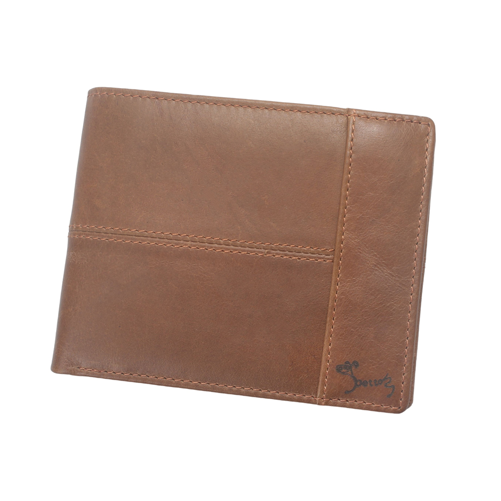 PETTOM Classic Brown Leather Wallets for Men - Compact Design Perfect for Travel & Business