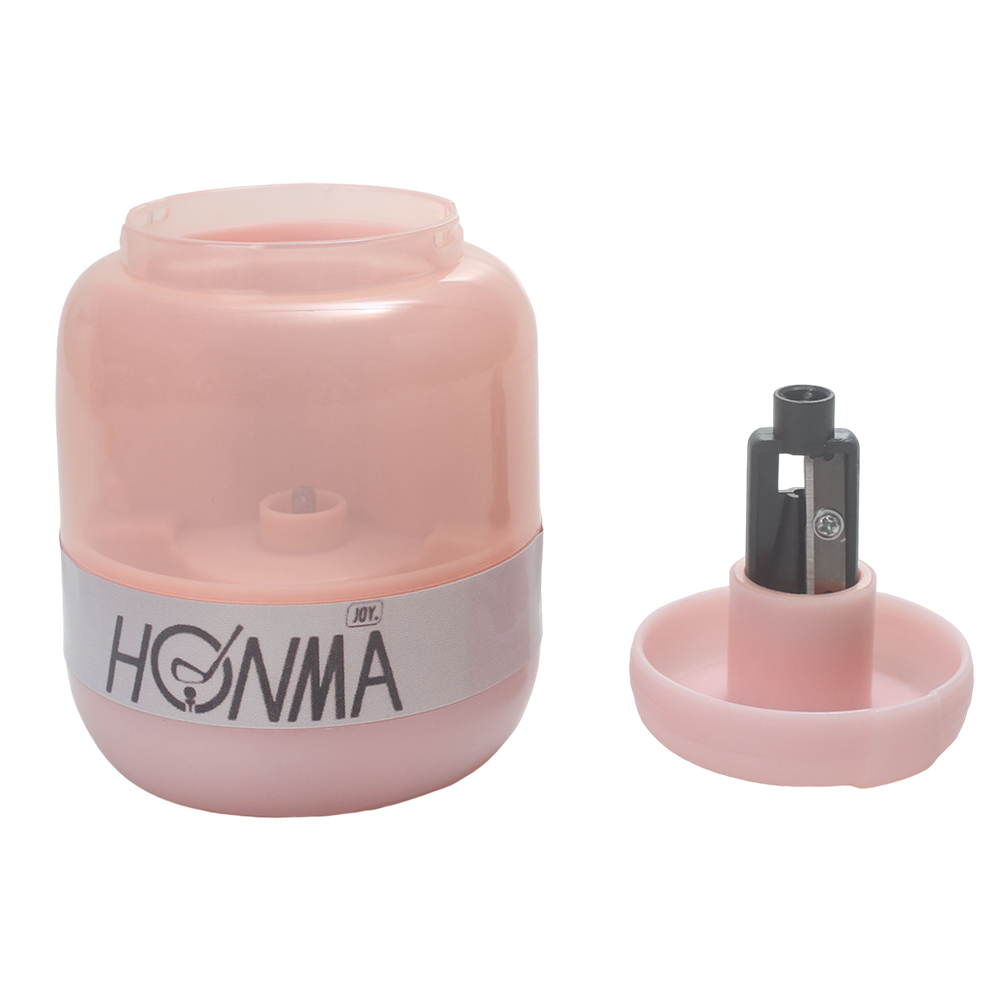 JOY.HONMA Electric Pencil Sharpeners for Kids & Artists, Heavy Duty Automatic Pencil Sharpener with Shavings Reservoir, Pink, JOY.HONMA Brand, for Home, School & Office Use