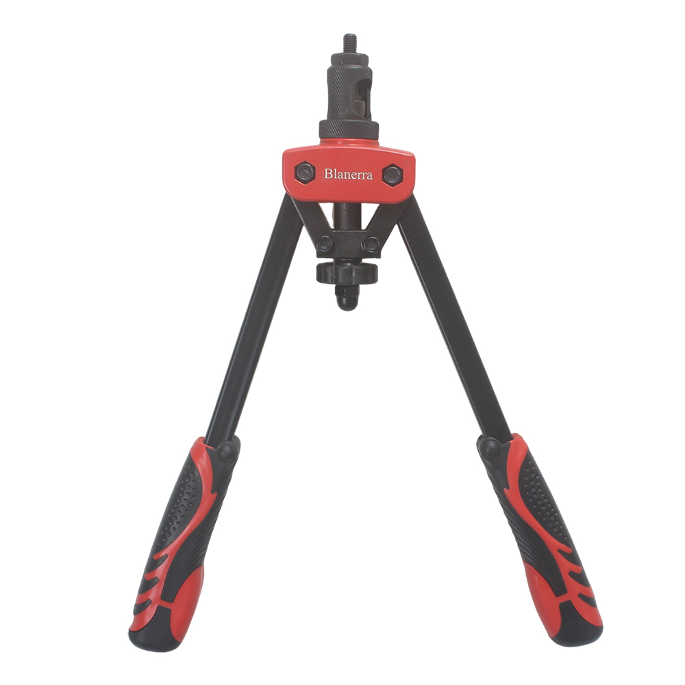 Blanerra Heavy Duty Rivet Gun Kit with Portable Case, Manual Riveter Tool for Automotive, Furniture, Plumbing Repair & More