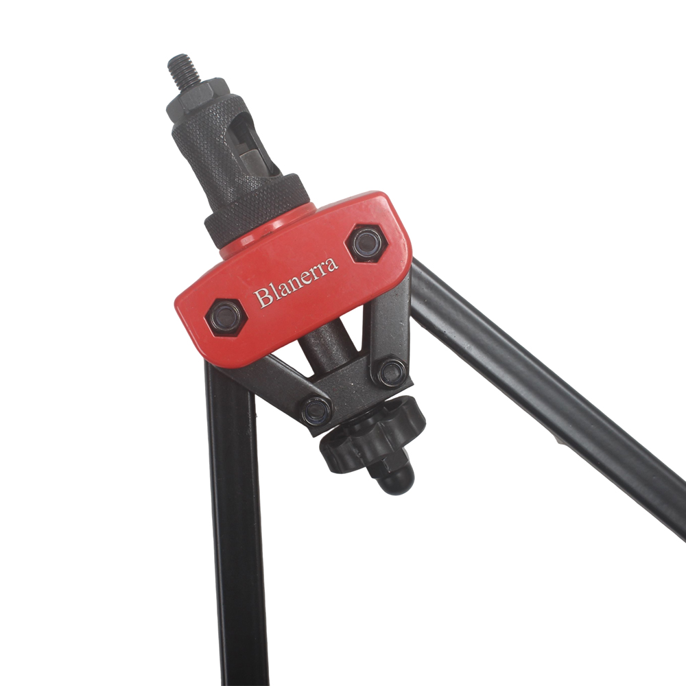 Blanerra Heavy Duty Rivet Gun Kit with Portable Case, Manual Riveter Tool for Automotive, Furniture, Plumbing Repair & More