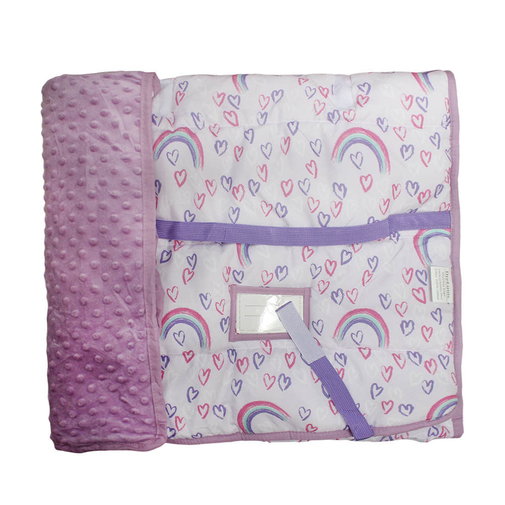 DreLunis Children's Portable Slumber Bag for Naps & Play | Lightweight Toddler Sleeping Mat with Carrying Handle | Perfect for School & Home