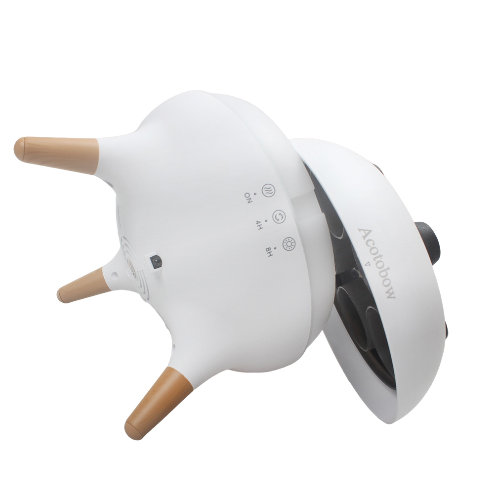 Acotobow USB Portable Humidifiers, Silent Aroma Diffuser with Colorful LED Light, for Car, Travel, Personal Space, Air Quality