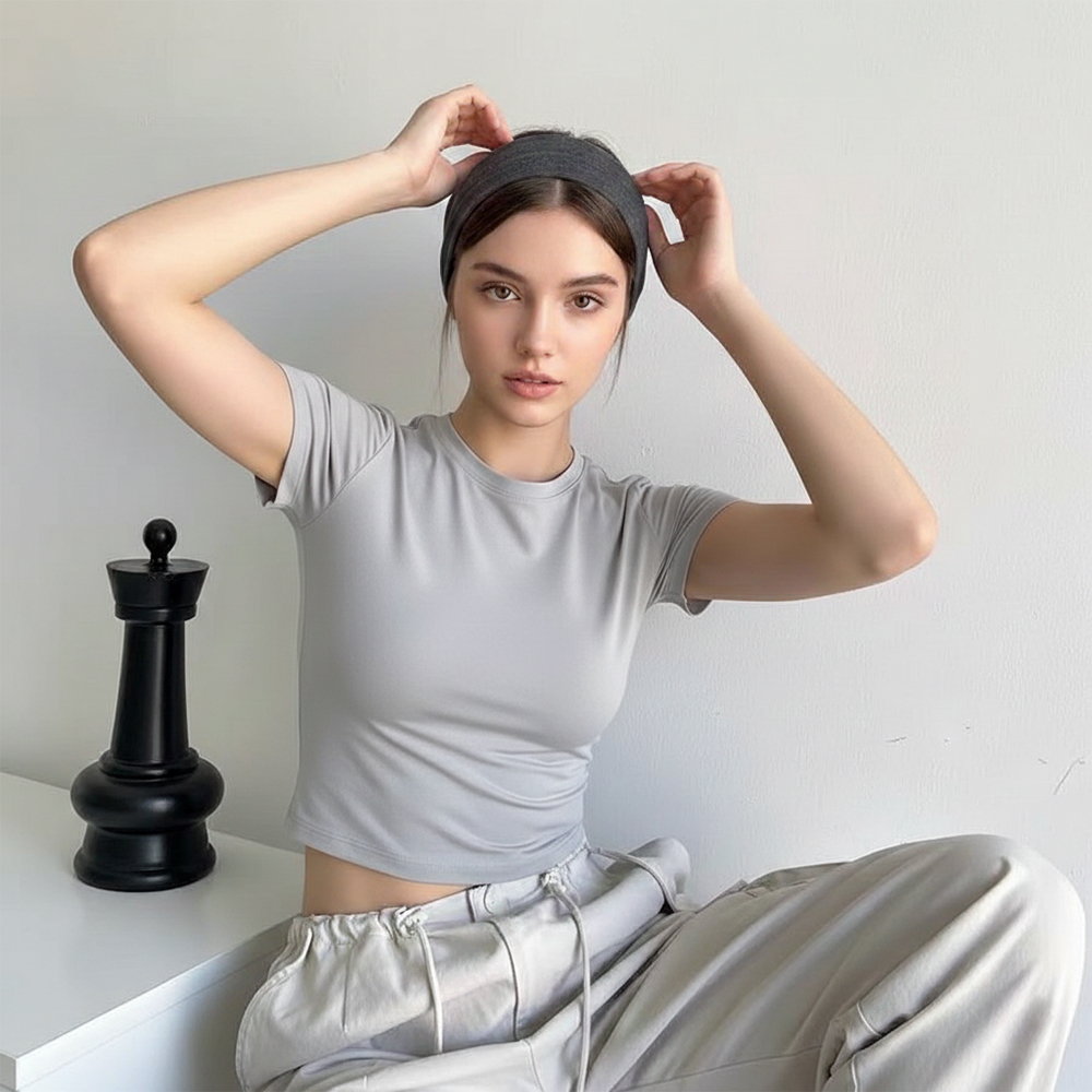 Stology Soft & Stretchy Turban Head Wraps for Women - Non-Slip Turban Hairband for Yoga, Workout and Everyday Wear