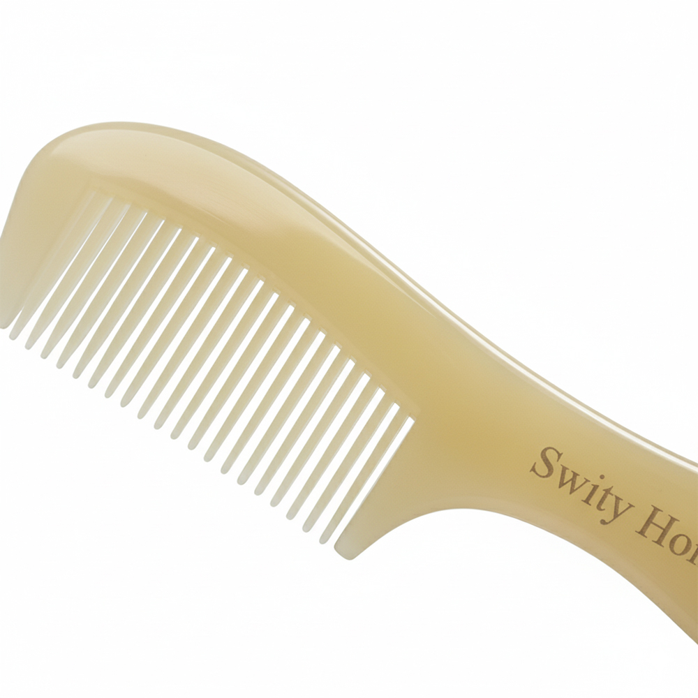 Swity Home Combs are suitable for long and curly hair, and smooth natural materials can reduce curls and splits, making them perfect for home bathroom use