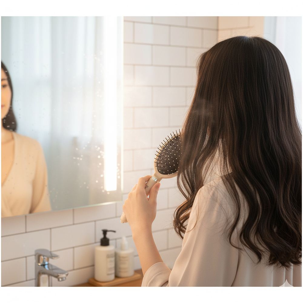 PearlOrion Detangling Hair Brush & Air Cushion Combs for Women, Anti-Static Scalp Massage Tool for Long, Thick, Curly Hair, Wet and Dry Daily Use at Home.