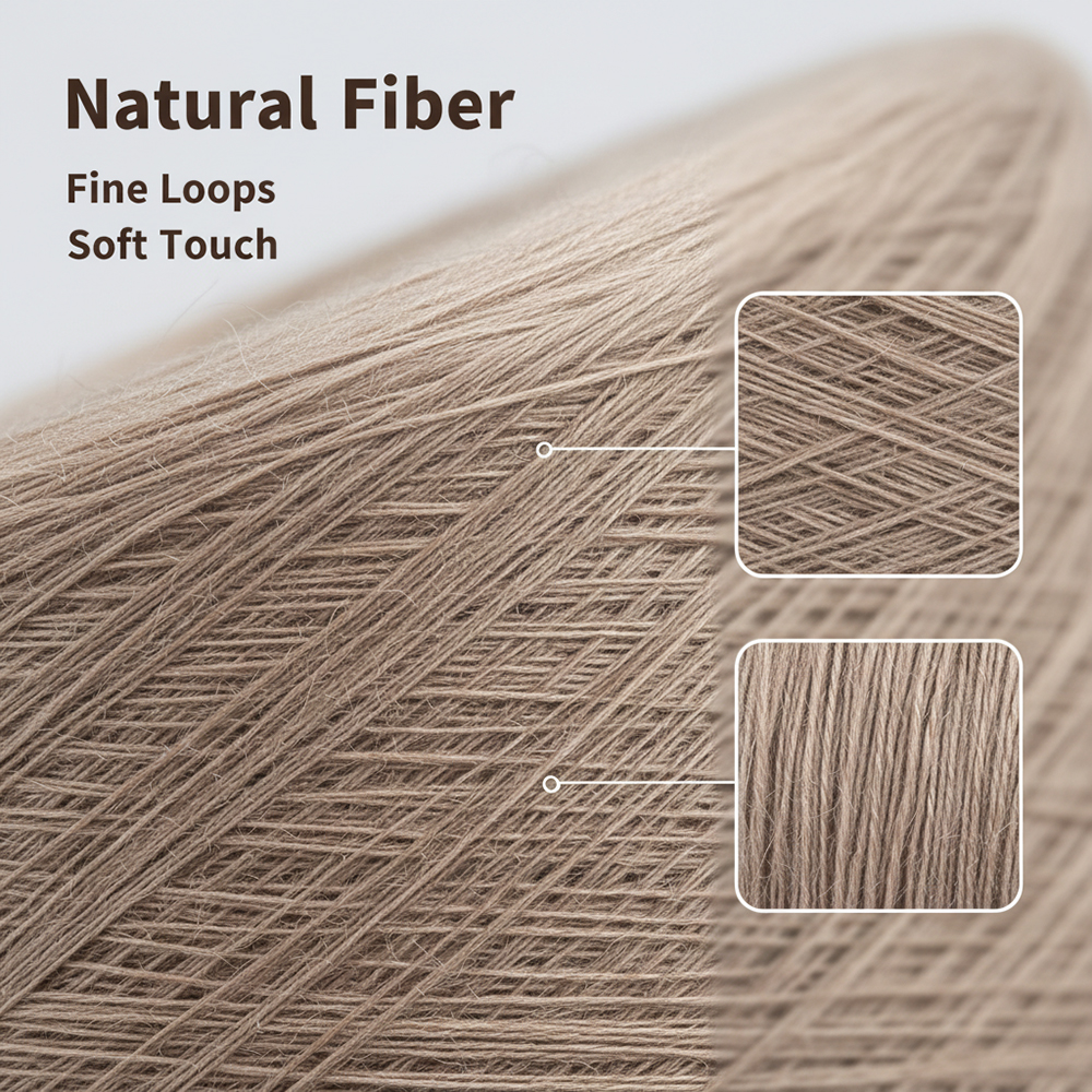 FILI RARI Chic & Cozy Cashmere Yarns for Hand Knitting & Crochet - Premium 1KG Spool for Luxurious Sweaters & Blankets