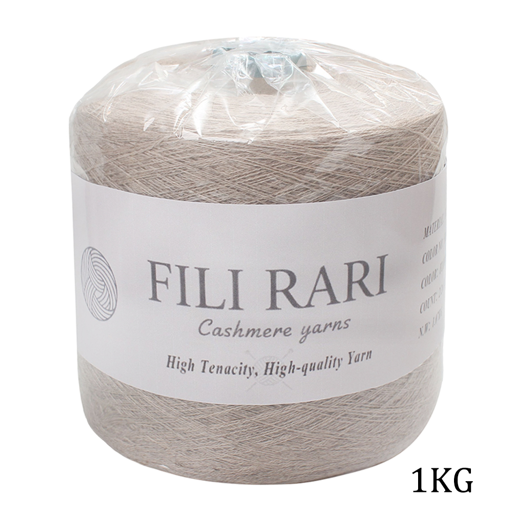 FILI RARI Chic & Cozy Cashmere Yarns for Hand Knitting & Crochet - Premium 1KG Spool for Luxurious Sweaters & Blankets