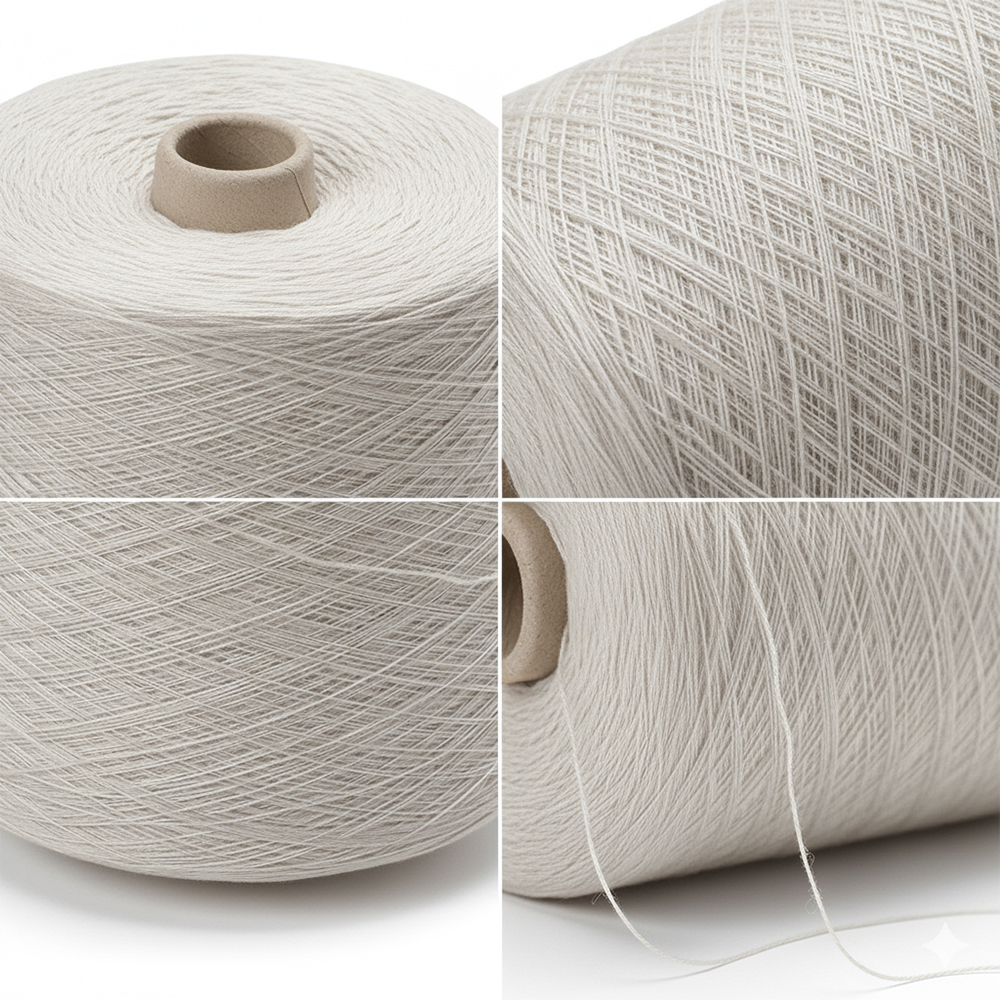 FILI RARI Durable & High-Quality Thread for Macrame, Tapestry & Textile Art | Natural White