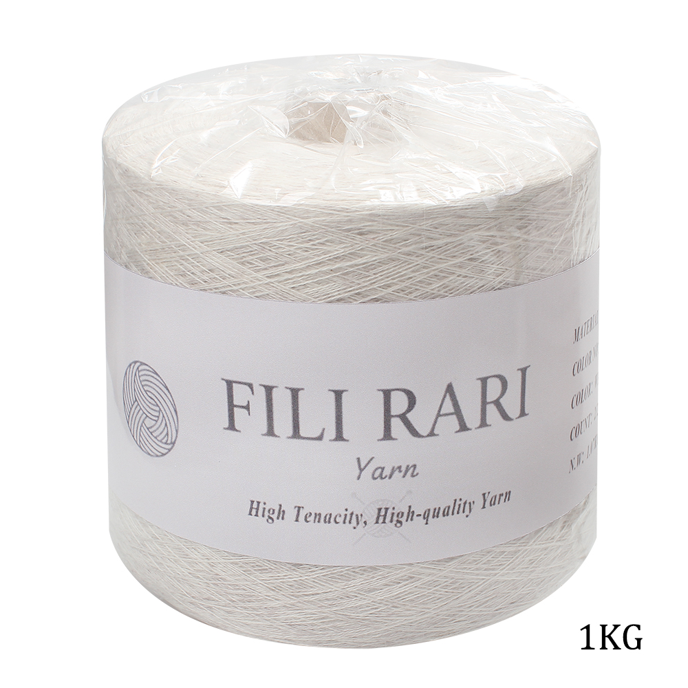 FILI RARI Durable & High-Quality Thread for Macrame, Tapestry & Textile Art | Natural White