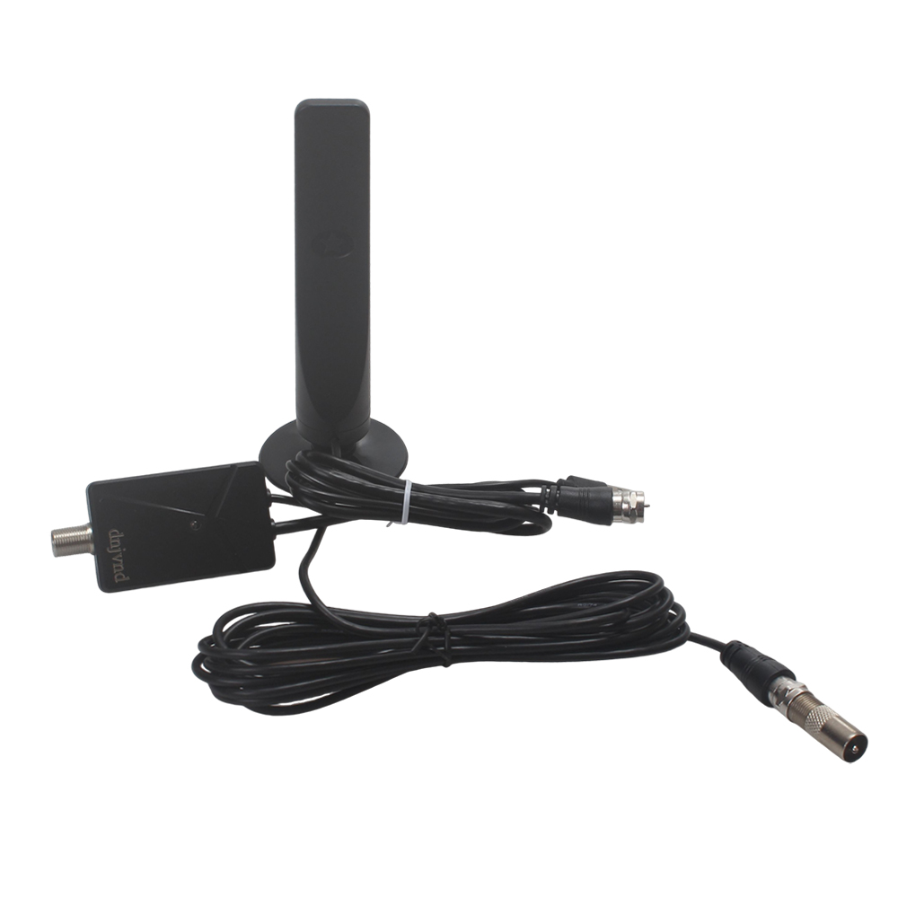 dnjvnd TV Antenna, Digital Indoor HD TV Aerials for Smart TV, 250+ Miles Long Range with Amplifier Signal Booster, Support 4K 1080P Free Local Channels