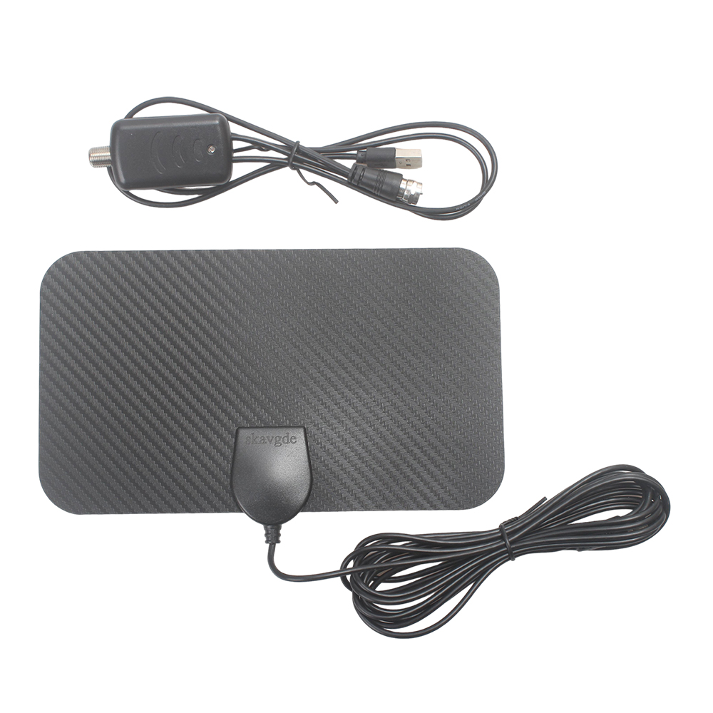 skavgde Indoor HDTV Digital Television Aerials - 4K 1080P Freeview TV Antenna with Signal Booster for Smart TV & All Older TVs - 120+ Mile Range, Easy Setup