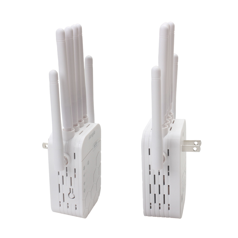 skavgde Computer Hardware, namely, Wireless Network Repeater - High-Speed WiFi Range Extender for Large Homes & Multi-Floor Offices, Boosts Coverage