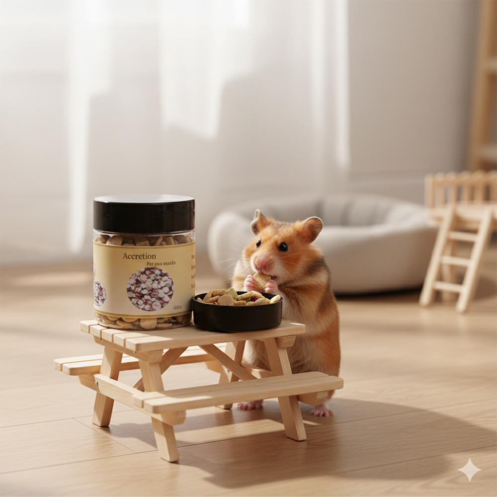 Accretion Multi-Bean Medley Small Animal Snacks - Perfect for Daily Feeding, Enrichment & Bonding with Hamsters & Gerbils