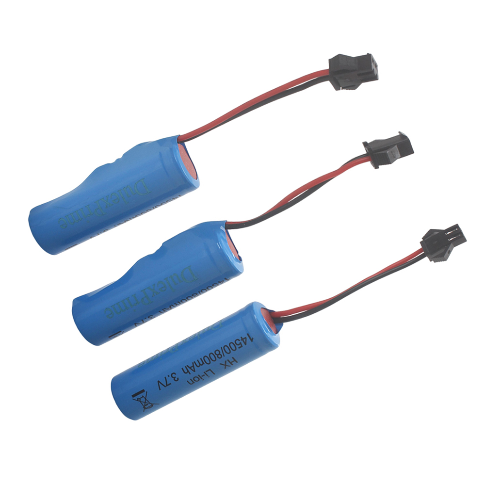 DulexPrime 3.7V 800mAh Li-ion Rechargeable Battery Pack with HX Connector for RC Toys, Drones & Electronic Devices, High Performance Model Aircraft Batteries
