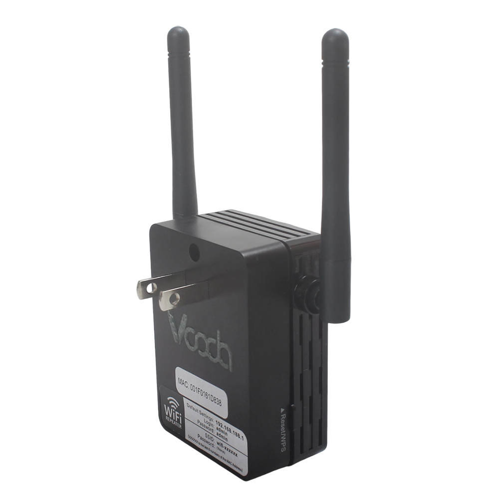 VOODA Secure 300Mbps Wireless-N Repeater, Computer Hardware for Business & Personal Use, Stable WiFi Range Extender for Multiple Devices.