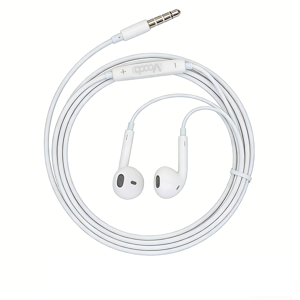 VOODA 3.5mm In-Ear Earphones - Wired Headphones with Volume Control & Microphone for Mobile phones/MP3/laptops/tablets and Most 3.5mm Jack Devices