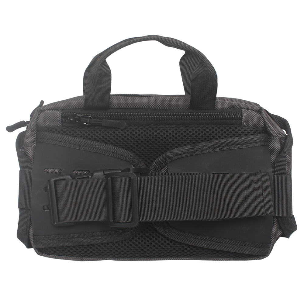 BAIGIO Bags for sports, Heavy Duty Running Waist Pack with Adjustable Belt, Crossbody Sling Bag for Cycling, Mountain Biking, Gym, and Fitness, Grey.