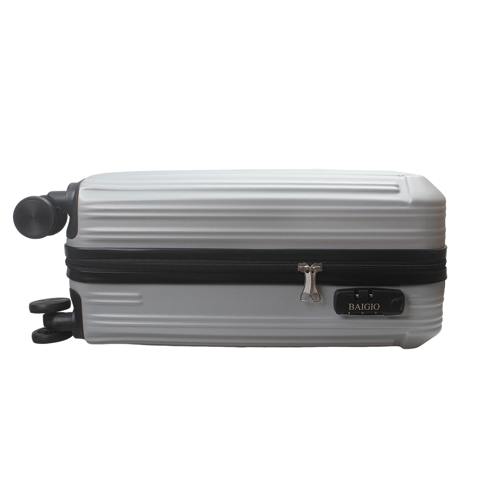 BAIGIO Lightweight 28 Inch Travelling Trunks with 360° Dual Spinner Wheels, Spacious Hardside Suitcase for Cruise Holidays, Summer Vacations, and Group Tours.