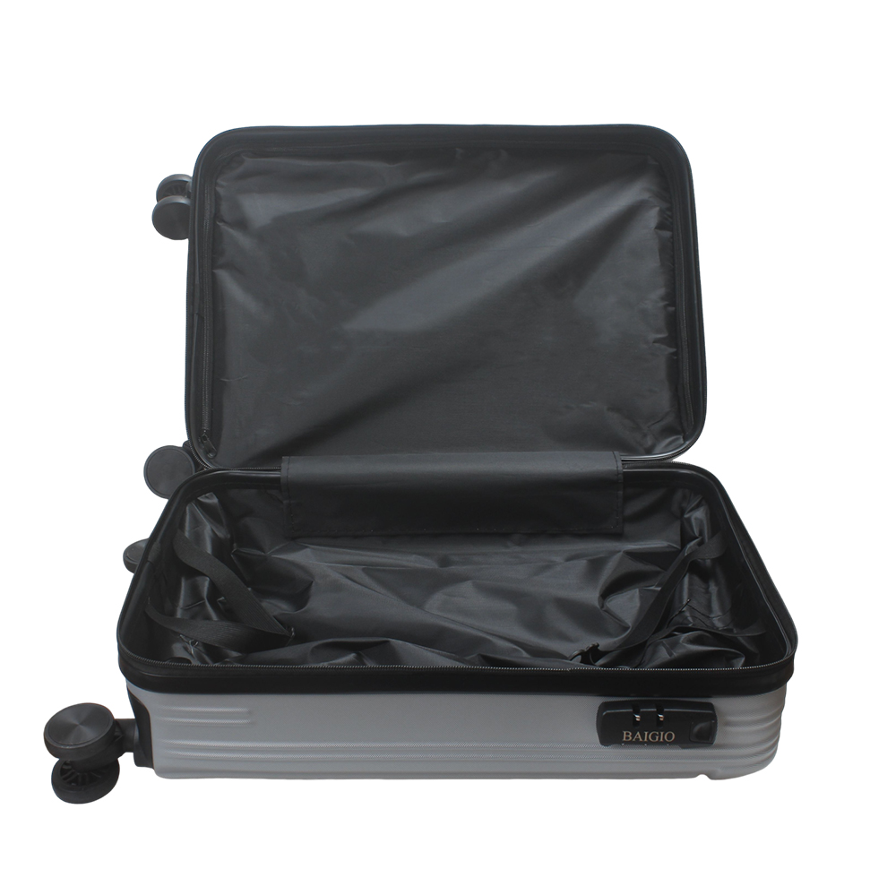 BAIGIO Lightweight 28 Inch Travelling Trunks with 360° Dual Spinner Wheels, Spacious Hardside Suitcase for Cruise Holidays, Summer Vacations, and Group Tours.
