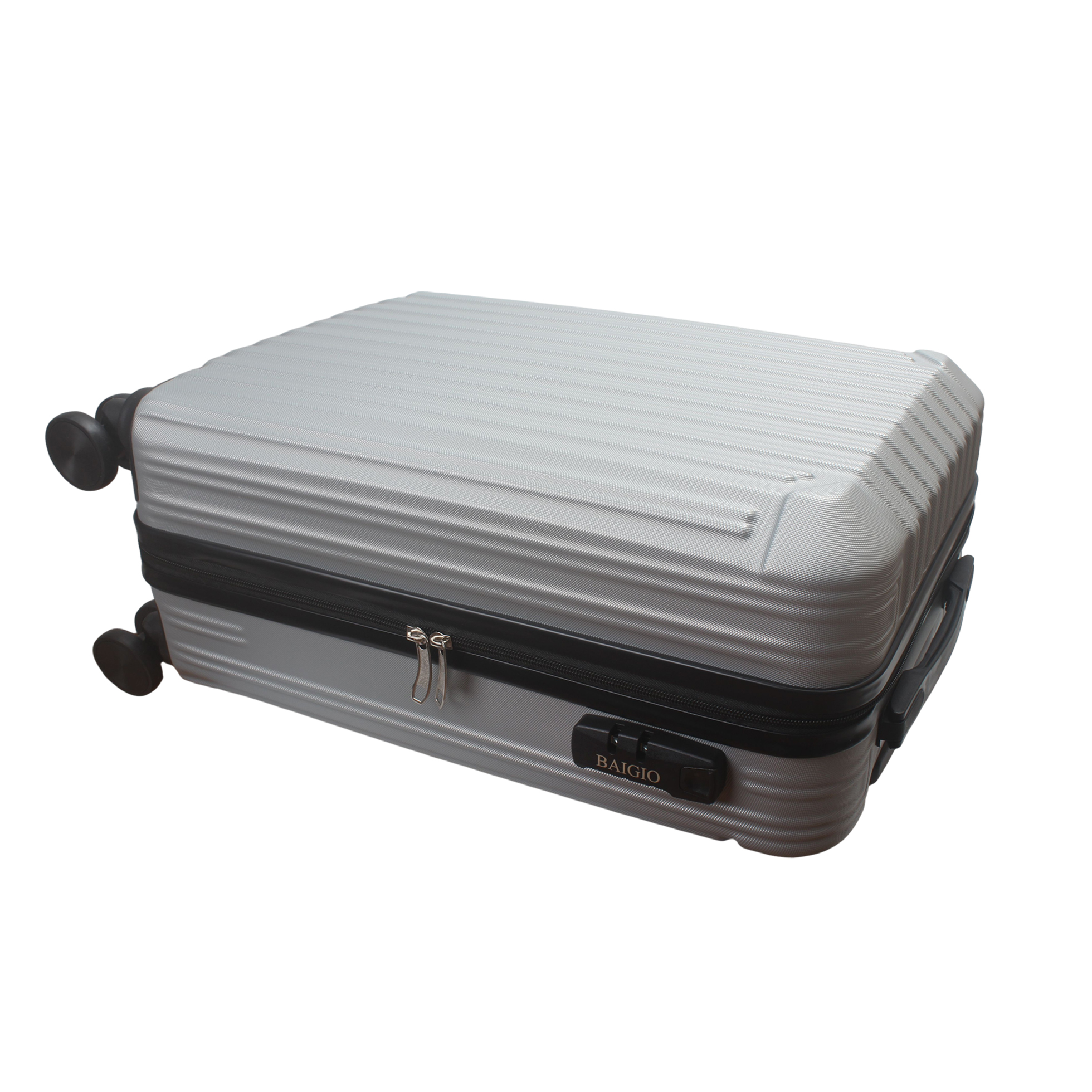 BAIGIO Lightweight 28 Inch Travelling Trunks with 360° Dual Spinner Wheels, Spacious Hardside Suitcase for Cruise Holidays, Summer Vacations, and Group Tours.