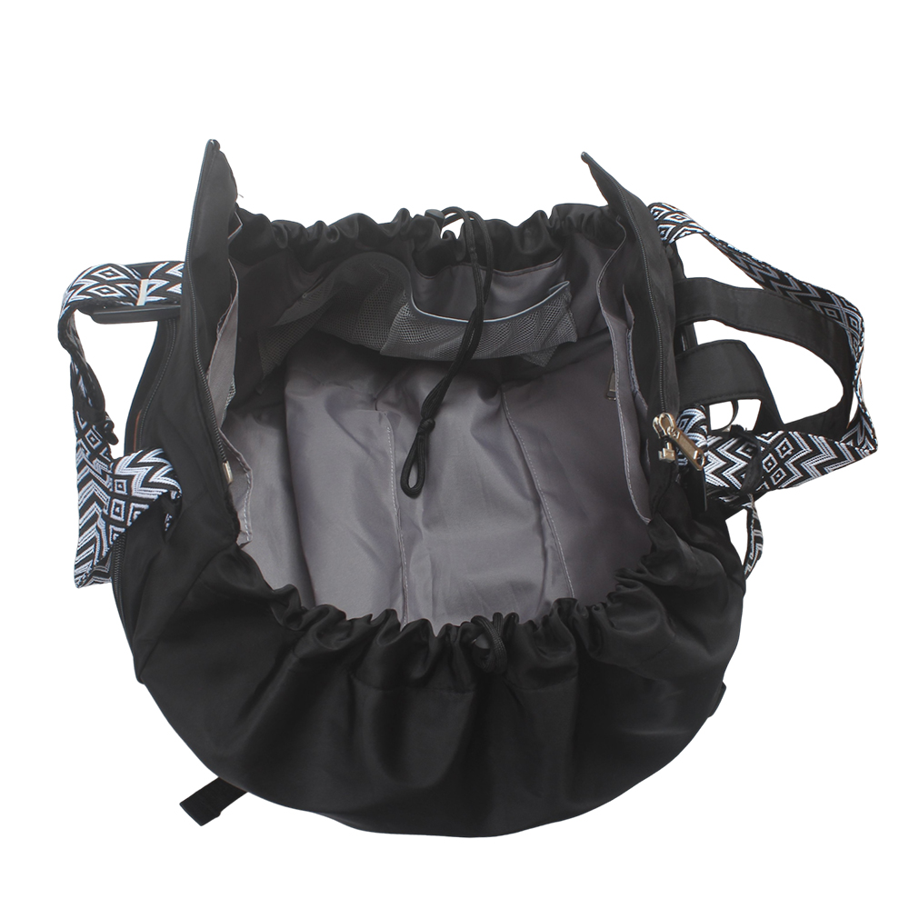 BAIGIO Durable Travel bags Sport Gym Bag, Large Tote with Drawstring Sides for Fitness, Swimming and Sports, Essential Carry-on Bag for Vacation