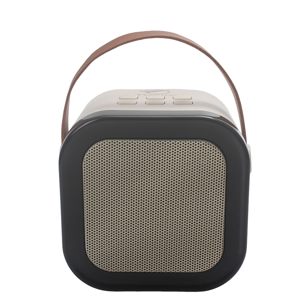 TheElves Portable Bluetooth Loudspeakers with Leather Handle, Mini Wireless Speaker for Outdoor Camping, Picnic, and Travel, Retro Rechargeable Soundbox.