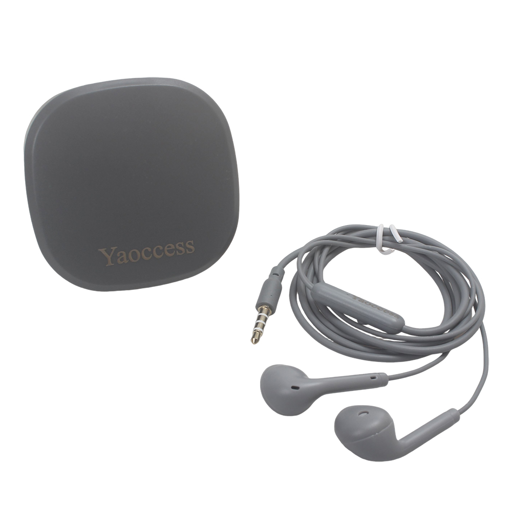 Yaoccess Wired Earphones for cellular telephones with Microphone and Portable Storage Case, Noise Isolating In-Ear Headphones for Commuting, Office, and Daily Music Listening. Yaoccess Wired Earphones for cellular telephones with Microphone and Portable Storage Case, Noise Isolating In-Ear Headphones for Commuting, Office, and Daily Music Listening.