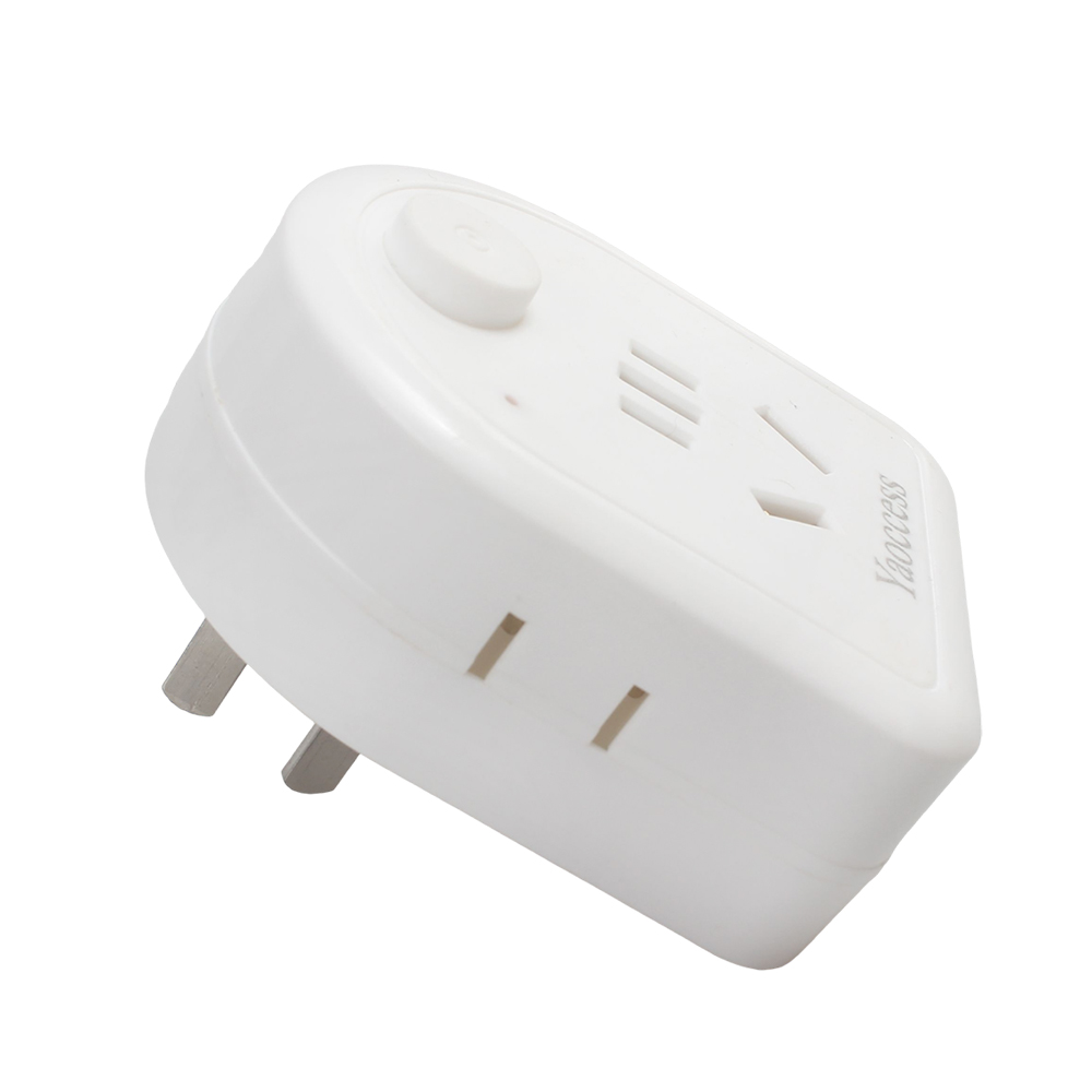 Yaoccess Multi-Outlet Adapter plugs with On/Off Power Switch, Space-Saving Wall Plug Extender for Home and Office, Compact Electrical Socket Converter for Bedroom, Kitchen and Dorm