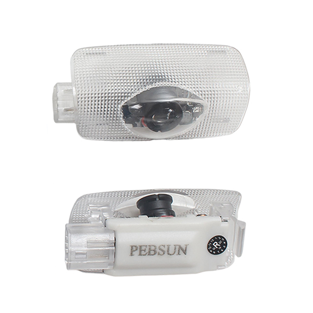 PEBSUN LED Car Door Logo Projector Lights for vehicles, Plug and Play Welcome Ghost Shadow Puddle Light for Car Door Entry and Night Safety