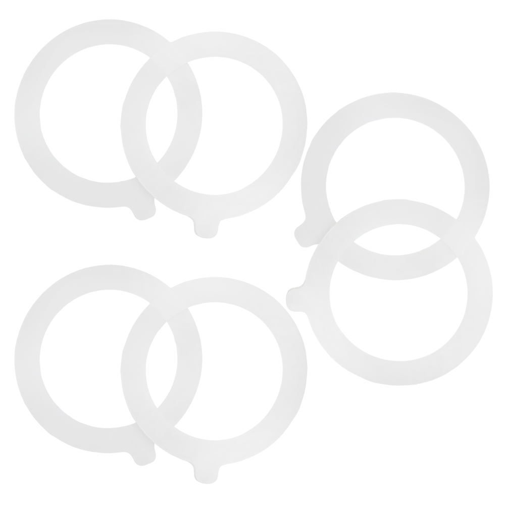 Umbrotiger Umbrotiger 2 Pack Rubber seals for jars, 2.75" Replacement Silicone Gaskets for Regular Mouth Mason Jars, Airtight Leakproof Seals for Food Storage and Canning