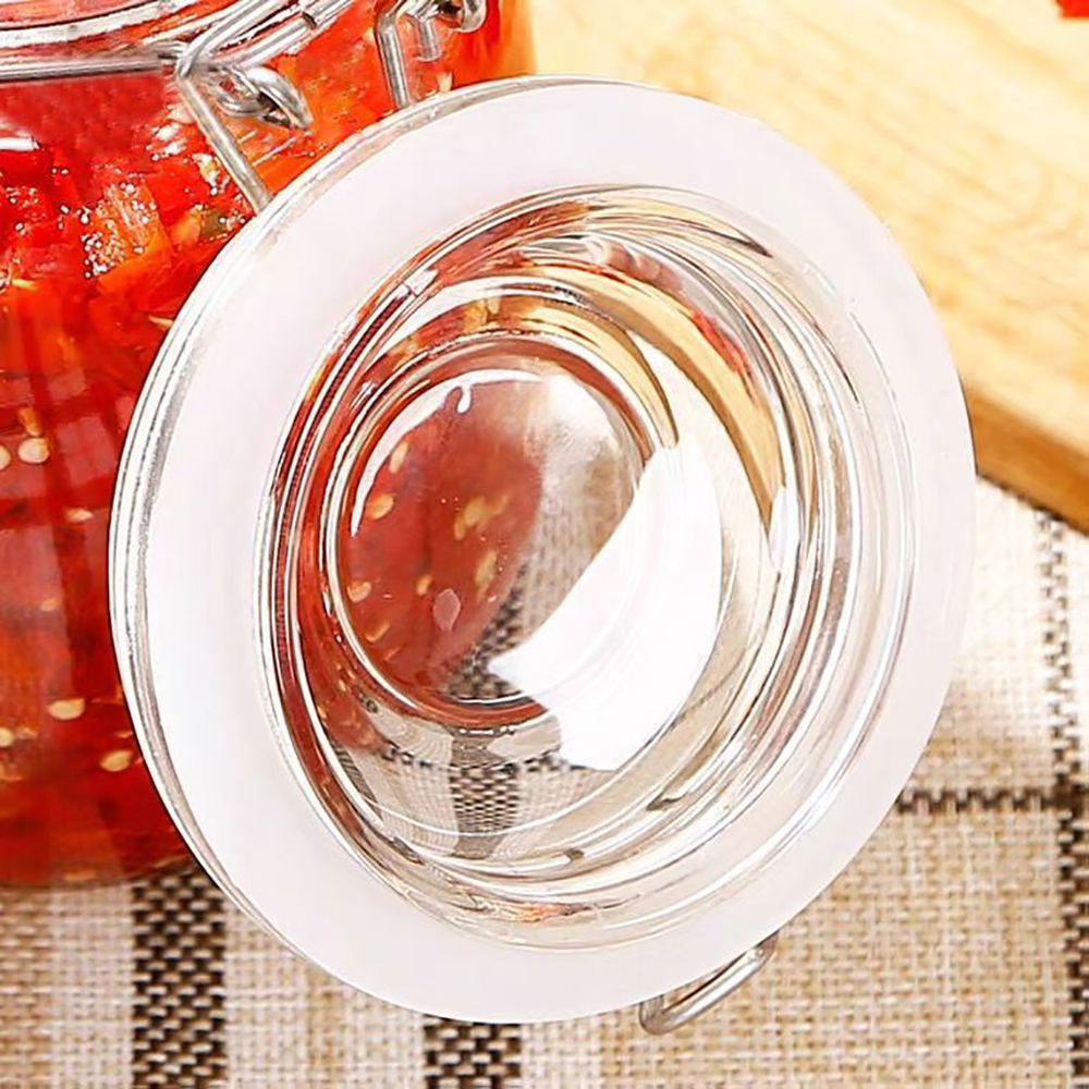 Umbrotiger Umbrotiger 2 Pack Rubber seals for jars, 2.75" Replacement Silicone Gaskets for Regular Mouth Mason Jars, Airtight Leakproof Seals for Food Storage and Canning