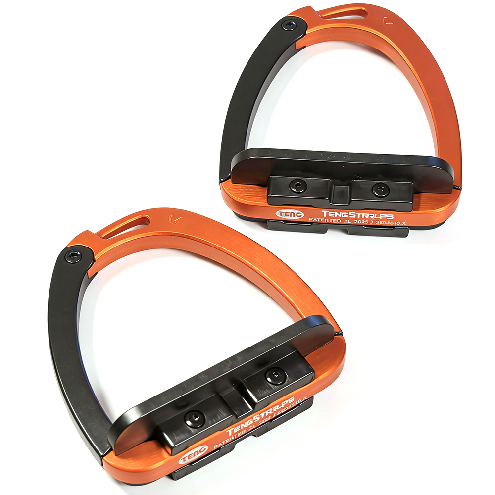 TENG Premium Aluminum Safety Stirrups, Anti-Slip Equestrian Stirrups for Horse Riding, Jumping, and Trail Riding, Set of 2