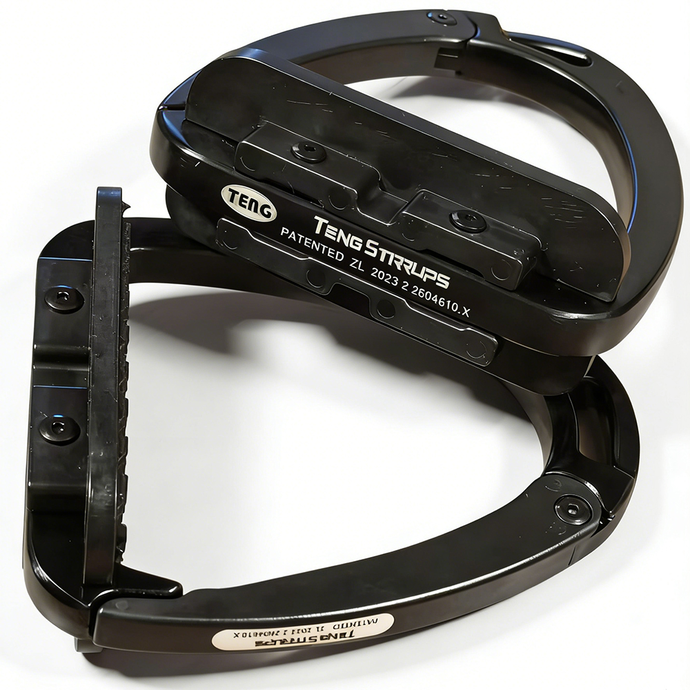 TENG Premium Aluminum Safety Stirrups, Anti-Slip Equestrian Stirrups for Horse Riding, Jumping, and Trail Riding, Set of 2