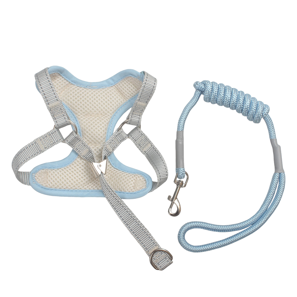 FanvexRise Adjustable Dog Vest Harness and Pet Leashes Set, Comfortable No-Pull Harness for Small/Medium Dogs, Ideal for Daily Walking, Outdoor Hiking & Training