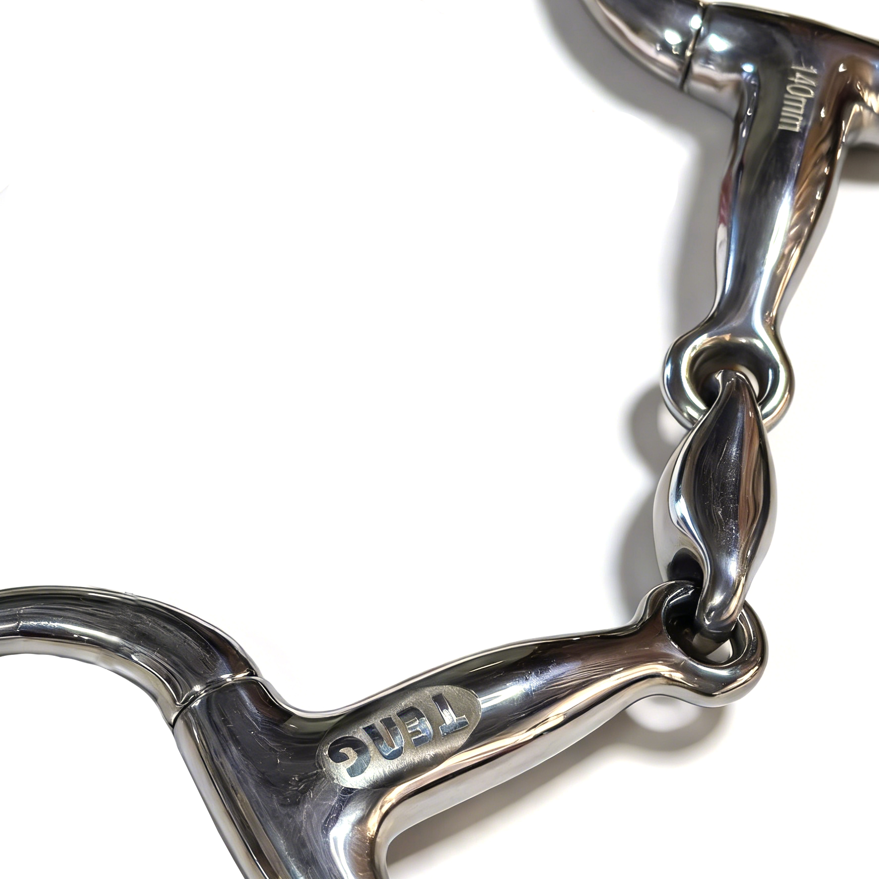 TENG Durable Stainless Steel Bits for Animals, Comfortable Jointed Loose Ring Snaffle Bit for Horse Equestrian Training & Daily Riding