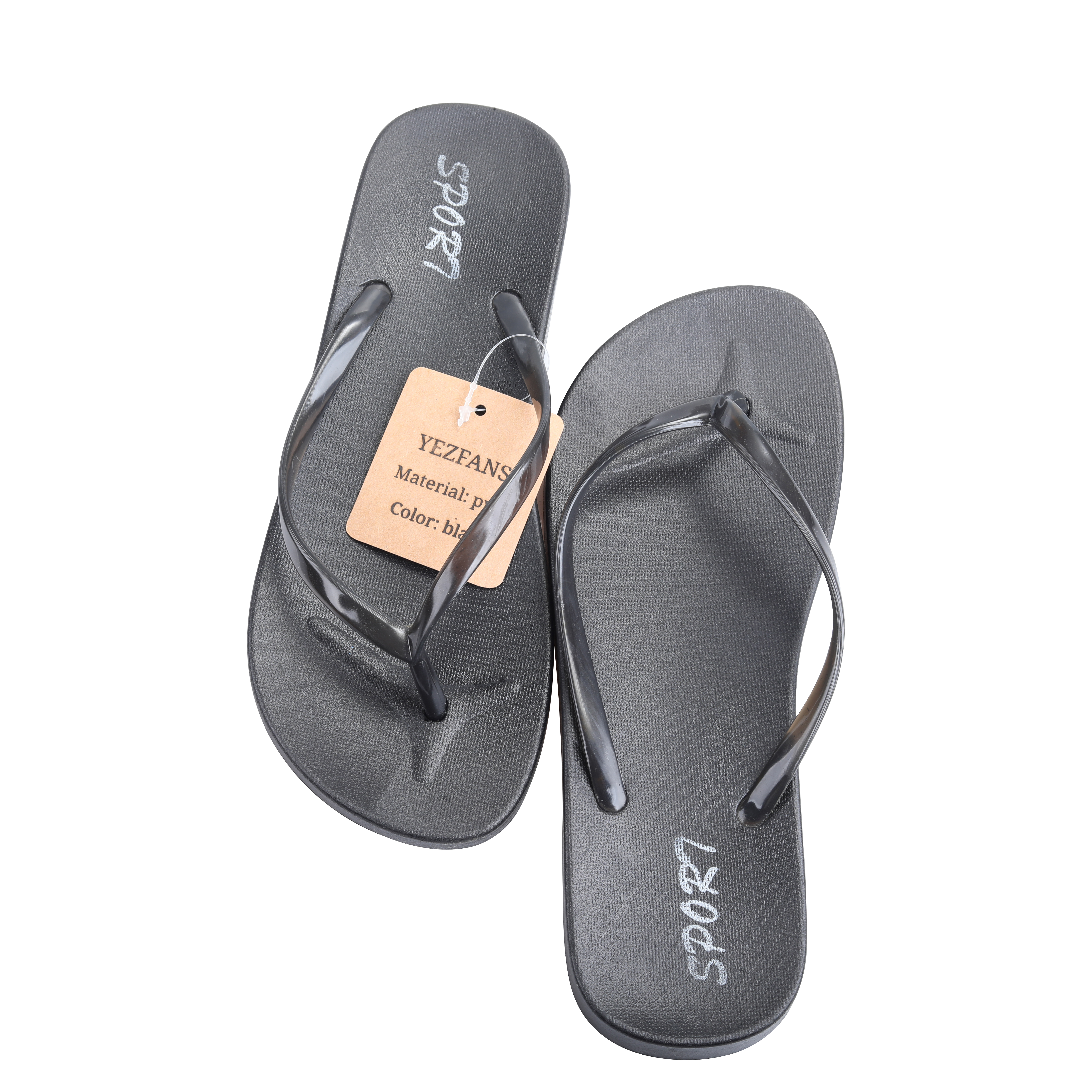 YEZFANS Temperament off the flip-flops students outside the fashion flat shoes anti-slip clip beach shoes.