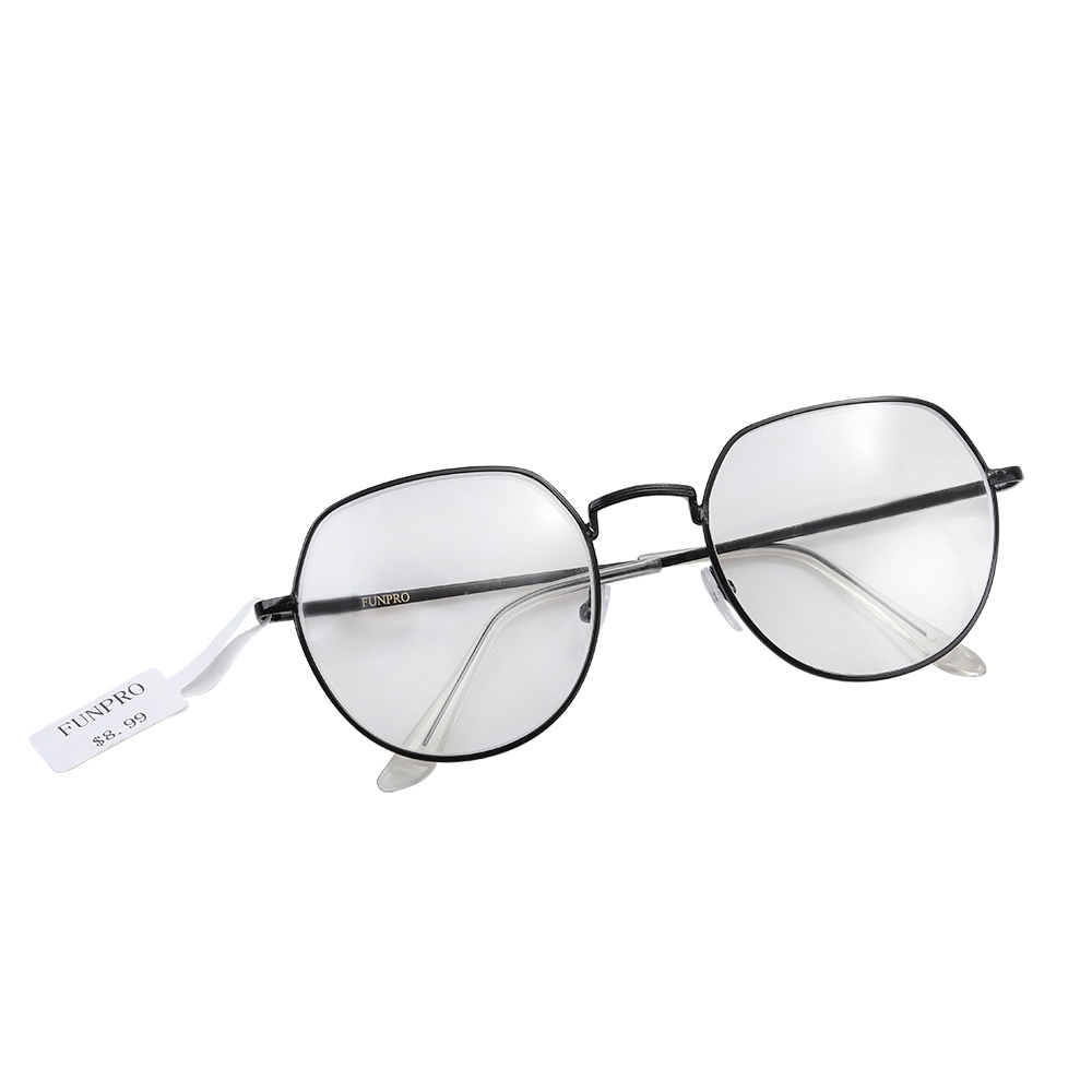 FUNPRO Glasses for both men and women, no degree glasses, fashionable to wear, can block radiation