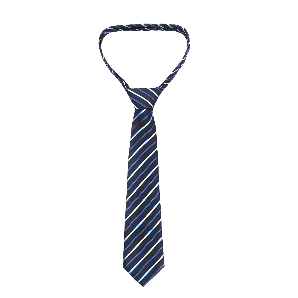 TTIO Necktie Business Dress Work Professional Dress Tie Stripe Blue Necktie
