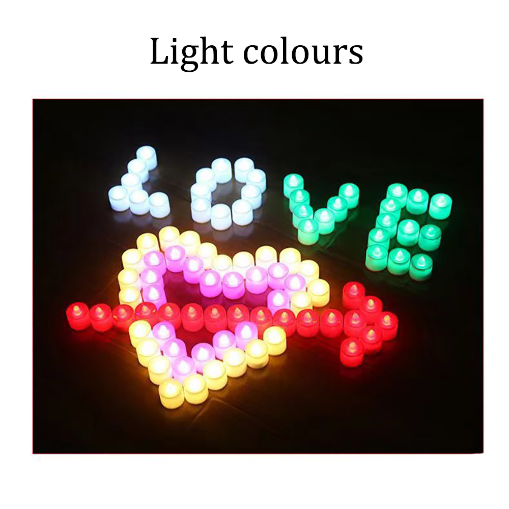 JAMISAY Electric candles romantic arrangement birthday candles confessions LED light candles.